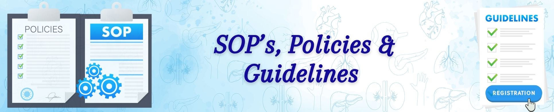 banner for SOP, Policies Guideline page