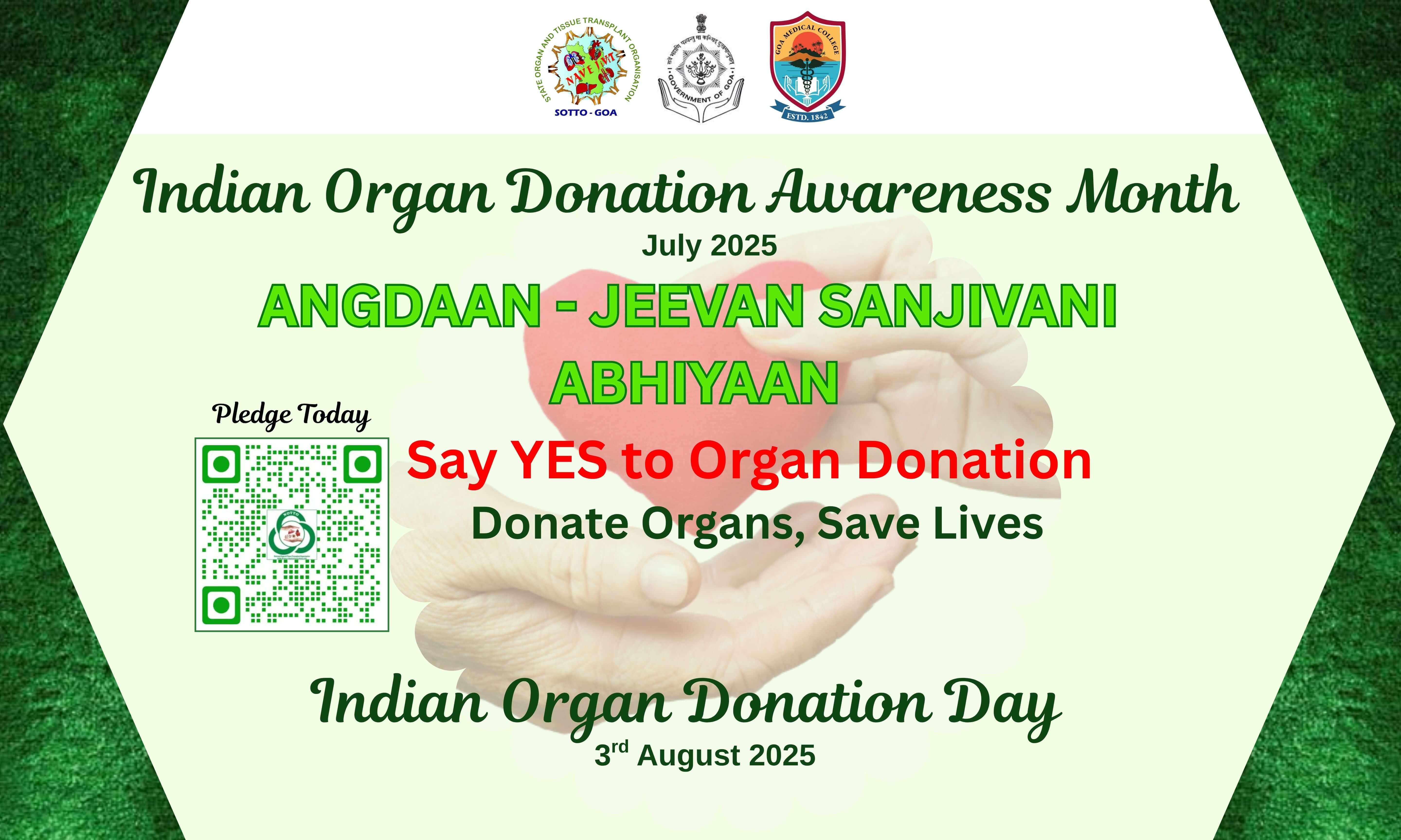 Inidan Organ Donation Awareness Month